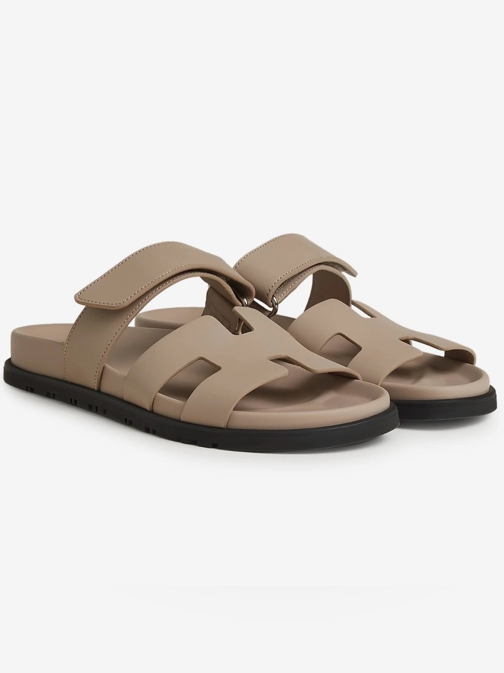 Hermes Chypre Sandal Beige Galet